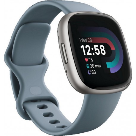 Fitbit Montre santé Versa 4 Aluminium Platine