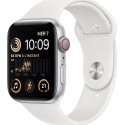 Apple Watch Montre connectée SE 44MM Alu Argent/Blanc Cellular