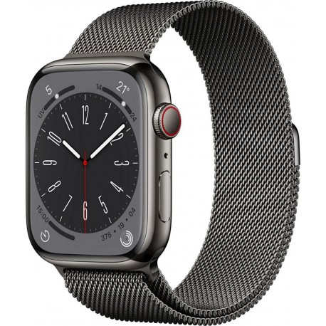 Apple Watch Montre connectée 45MM Acier Graph/Bouc Graph Mi Series8 C