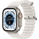 Apple Watch Montre connectée 49MM Titane/Ocean Blanc Ultra Cellular