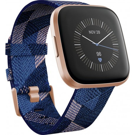 Fitbit Montre sport VERSA 2 SE Rose cuivré / Bleu marine