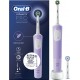 Oral-B Brosse à dents électrique D173 lila avec 1 refills