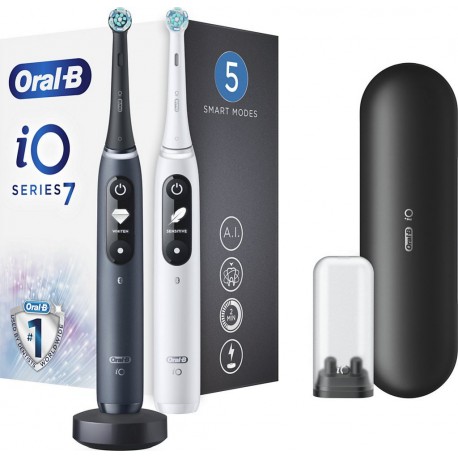 Oral-B Brosse à dents électrique IO7 serie s duo black white