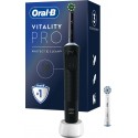 Oral-B Brosse à dents électrique Vitality PRO D173 BLACK +1 refills