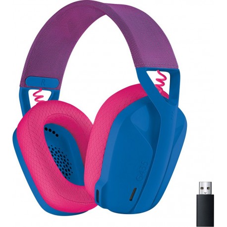 Logitech Casque gamer G435 Lightspeed Bluetooth Bleu