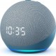 Amazon Assistant vocal Echo Dot 4 avec Horloge Bleu gris