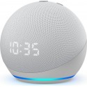 Amazon Assistant vocal Echo Dot 4 avec Horloge Blanc