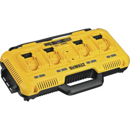 DeWalt Chargeur quadruple rapide DCB104-QW pour toutes batteries