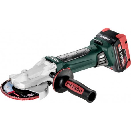 Metabo Meuleuse d'angle à tête plate sans fil WF 18 LTX 125 Quick metabo, Coffret, 18V 2x5.5Ah LiHD + ASC 145 601306660