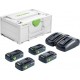 Festool Set Énergie SYS 18V 4x4,0/TCL 6 DUO 577104