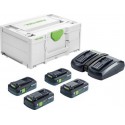 Festool Set Énergie SYS 18V 4x4,0/TCL 6 DUO 577104