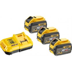 Dewalt Kit batteries et chargeur DeWalt 3xBatteries 54V /162 Wh DCB118X3-QW