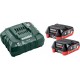 Metabo Basic-Set 12V 2xLiHD 4,0 Ah 685301000