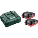 Metabo Basic-Set 12V 2xLiHD 4,0 Ah 685301000