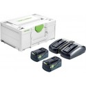 Festool Set Énergie SYS 18V 2x5,2/TCL 6 DUO 577075