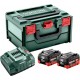 Metabo Set de base 2xLiHD 10Ah + ASC 145 + metaBOX (685142000)