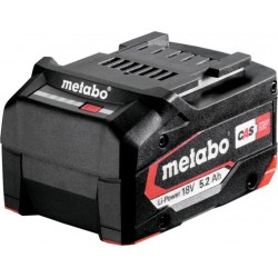 Metabo Batterie Li-Power 18 V - 5,2 Ah, AIR COOLED 625028000