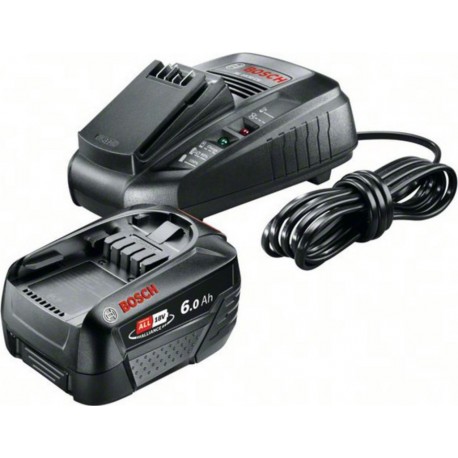 Bosch Kit de démarrage 18V, 1xchargeur AL 1830 CV, 1xbatterie PBA 18 V 6,0 Ah W-C 1600A00ZR8