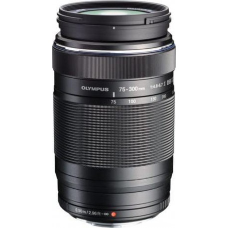 Olympus Objectif pour Hybride 75-300mm f/4.8-6.7 II noir M.Zuiko