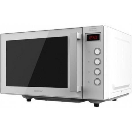 Micro-ondes cecotec grandheat 2000 flatbed white blanc, 700 w, 20 l de capacité