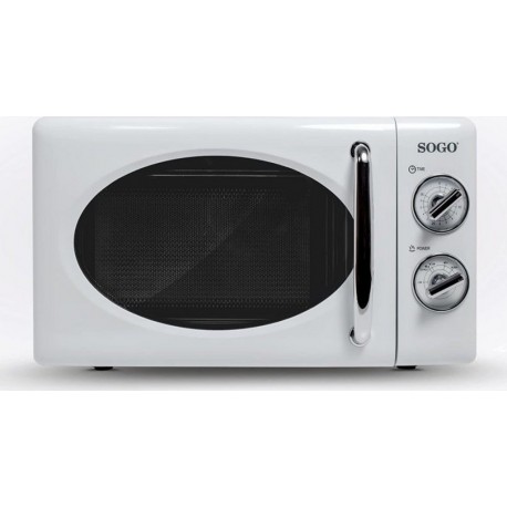 Micro ondes rétro de 20l 700W blanc HOR-SS-890