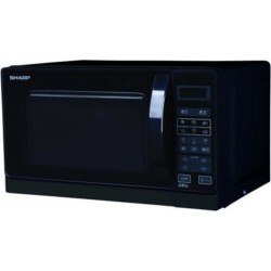 NC Sharr742bkw Sharp r-742bkw - micro-ondes grill - noir - 25l - 900 w - grill 1000 w - pose libre Sharr742bkw