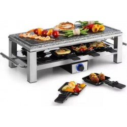 Klarstein Raclette Schmelzlette Raclette 1500W Plaque en Pierre