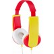 JVC Casque HA-KD5 rouge et jaune