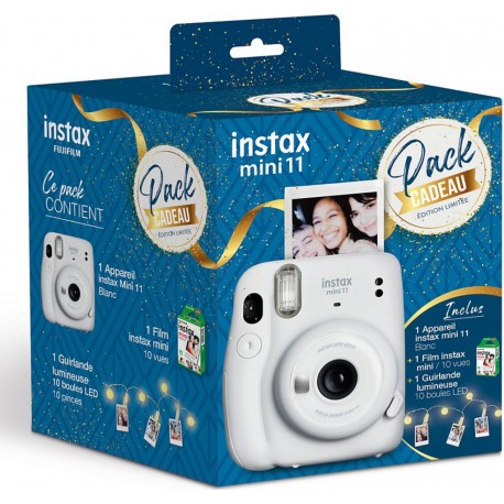 Fujifilm Appareil photo Instantané INSTAX MINI 11 ICE PACK CADEAU