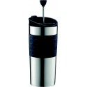 Bodum Mug isotherme Travel Press Noir 35cl double paroi inox