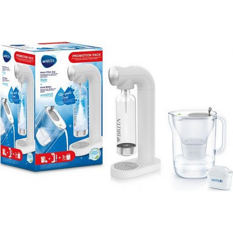 Brita Machine à soda sodaone + carafe + 3 bouteilles