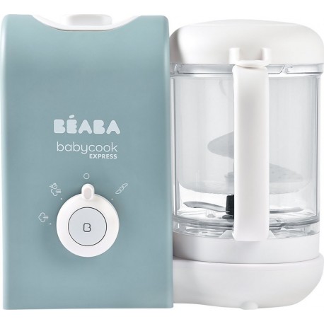 Beaba Mixeur Cuiseur Bébé Babycook Express -Bleu baltique d'argile