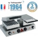 Gaufrier professionnel express électrique - 4 gaufres - sofraca