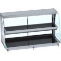 NC Vitrine chaude drop-in courbée plaque vitrocéramique noire - 3 à 5xgn 1/1 - combisteel - 5xgn 1/11765720924