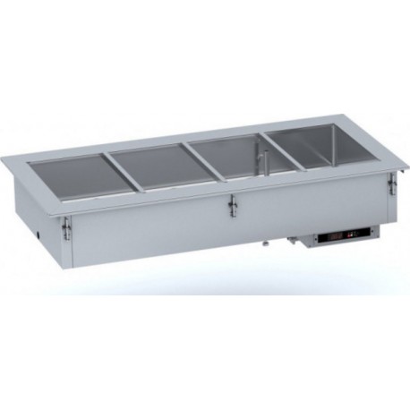 NC Bain-marie drop-in remplissage d?eau manuel - 2 à 5xgn 1/1 - combisteel - 4xgn 1/11765720302