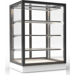 NC Vitrine chaude vitrée série integra 3 niveaux - 600x900 mm - sayl