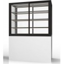 NC Vitrine chaude large avec base série integra 3 niveaux et 2 portes - 1000x1400 mm - sayl