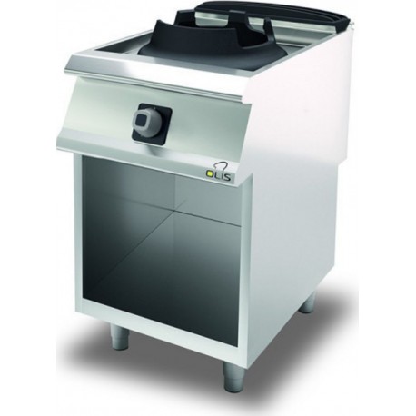 NC Wok gaz 1 feu sur placard ouvert diamante 90 - 10 ou 14 kw - olis - 10 kw900