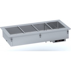 NC Bain-marie drop-in remplissage d?eau manuel - 2 à 5xgn 1/1 - combisteel - 3xgn 1/11765720302