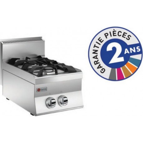 NC Plaque de cuisson - top 2 feux vifs gaz - gamme 650 - baron - 650