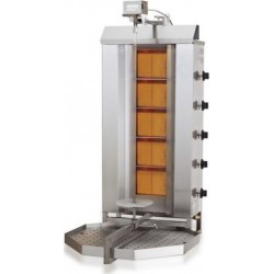 NC Doner kebab professionnel gaz - 3 zones à 5 zones - combisteel - 16.1 kw5656001280