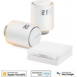 Netatmo Tête thermostatique connectée 2 tetes termostat.+adaptateur connecté