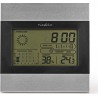 Nedis Station météo Horloge Humidité Gris/Noir