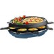 Tefal Raclette - Fondue Raclette RE310401 Colormania 8 personnes bleu acier