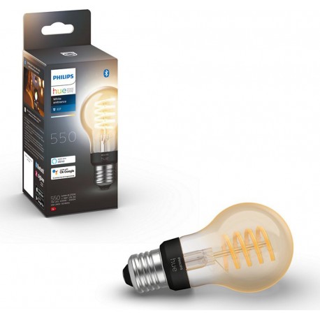 Philips Ampoule connectée HUE White Ambiance E27 7W Filament