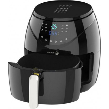 Fagor fg145fr - friteuse air fryer 5.5l - 1800W - ecran tactile - sans huile - 12 préréglages de cuisson