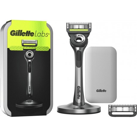 Gillette Rasoir manuel Gillette Labs Rasoir 2up + Stand + Etui