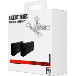 PNJ Batterie drone 2 Batteries 3.7 V 450mAh