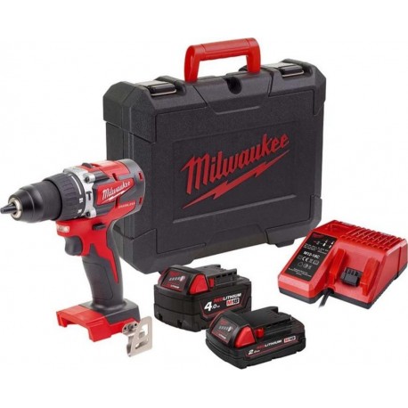 Milwaukee Perceuse à percussion sans fil 18V Li-Ion set M18 CBLPD-422C