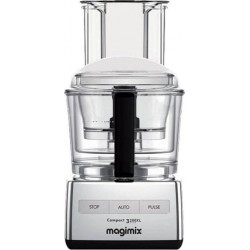 Magimix Robot Multifonction Compact 3200 XL Chromé Brillant 650W 2,6L 18333F